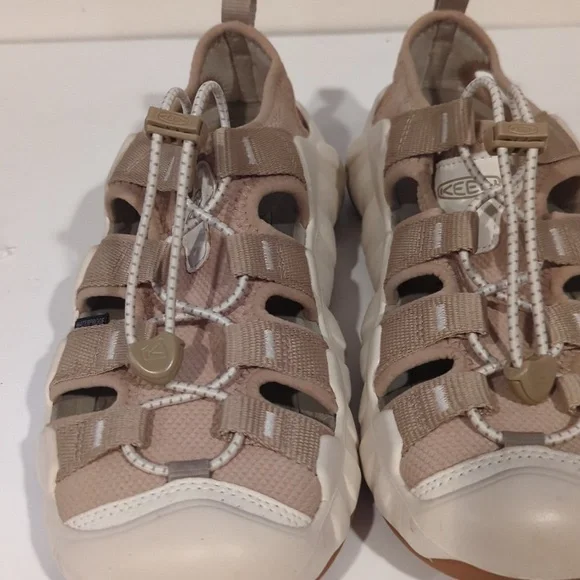 Keen Hyperport H2 Women's Sandals In Birch/Plaza Taupe Size 8 - Picture 10 of 11